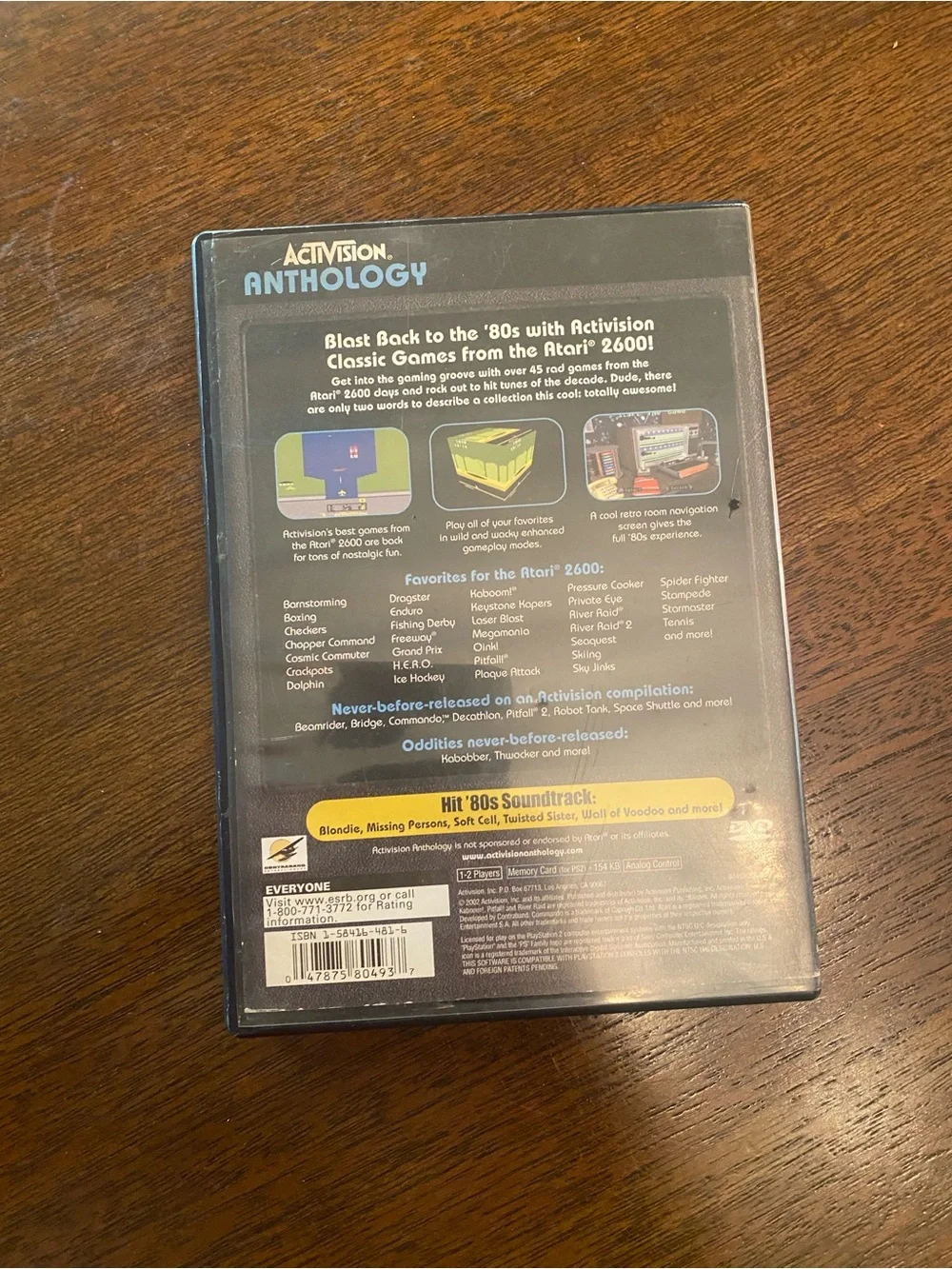 Activision Anthology (Sony PlayStation 2, 2002) Complete Tested